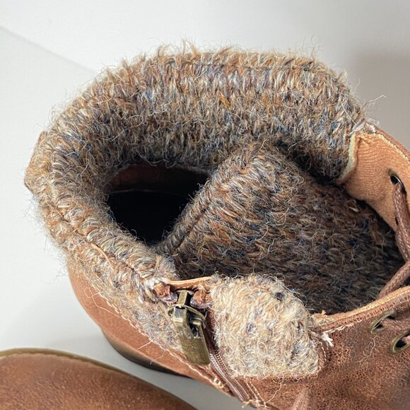 Carlos Women's Glynn Fashion Boot 9.5 M Tan Brown Winter Cuff - Picture 9 of 11